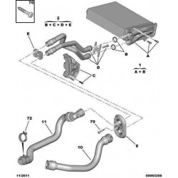 ΚΟΛΑΡΟ ΚΑΛΟΡΙΦΕΡ CITROEN C3 DS3 207 208 OEM