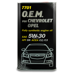 ΛΑΔΙ MANNOL OEM CHEVROLET OPEL 5W-30 4LT 7701-4LT