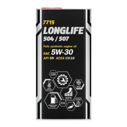 ΛΑΔΙ MANNOL LONGLIFE 5W-30 5LT 7715-5LT FULL SYNTHETIC