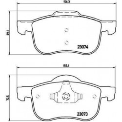 ΤΑΚΑΚΙΑ ΕΜΠΡΟΣ VOLVO S60 S80 V70 II XC70 CROSS CAOUNTRY