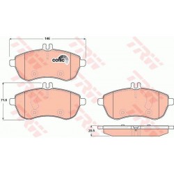 ΣΕΤ ΤΑΚΑΚΙΑ ΔΙΣΚΟΦΡΕΝΑ MERCENTES W212 W204 S204 SLKR172 A207 ΕΜΠΡΟΣ