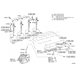 ΡΟΔΕΛΕΣ ΜΠΕΚ TOYOTA HILUX HIACE 1KD 2KD D4D COMMON RAIL OEM