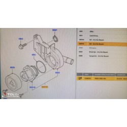 ΑΝΤΛΙΑ ΝΕΡΟΥ ΜΑΖΙ ΜΕ ΒΑΣΗ FORD FOCUS 98-2005 RS 2.0L ZETEC EFI (200PS) (DAW DBW) OEM