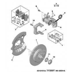 ΠΑΞΙΜΑΔΙ ΠΙΣΩ ΡΟΥΛΕΜΑΝ ΜΟΥΑΓΙΕ CITROEN PEGEUOT OEM