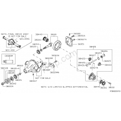 ΤΣΙΜΟΥΧΑ ΔΙΑΦΟΡΙΚΟΥ ΠΙΣΩ ΠΗΝΙΟΥ NISSAN NAVARA D40 NP300 PATHFINDER ΔΙΑΣΤΑΣΗ 48X80X12,7-19,3