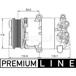 ΚΟΜΠΡΕΣΕΡ AC FORD MONDEO IV 1.6 TI 2007-2015