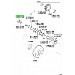 ΤΣΙΜΟΥΧΑ ΗΜΙΑΞΟΝΙΟΥ TOYOTA HIACE LAND CRUISER  58X70X7 OEM