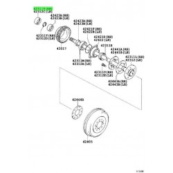 ΤΣΙΜΟΥXA ΗΜΙΑΞΟΝΙΟΥ ΤΡΟΧΟΥ ΠΙΣΩ TOYOTA HILUX 50X70X9 OEM