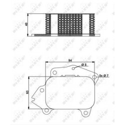 ΨΥΓΕΙΟ ΛΑΔΙΟΥ CITROEN C3 C4 DS3 NEMO XSARA  FORD FIESTA FOCUS FUSION PEGEUOT 107 206 207 208 307 BIPPER PARTNER SUZUKI LIANA SX4 VOLVO C30 S40 S60 S80 V40 V50 1.4 TDCI  1.4 HDI 1.4 TDCI 1.6 TDCI 1.6D