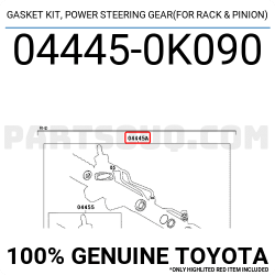 ΣΕΤ ΕΠΙΣΚΕΥΗΣ ΥΔΡΑΥΛΙΚΗΣ ΚΡΕΜΑΡΓΙΕΡΑΣ TOYOTA HILUX VIGO '04-'12 4WD