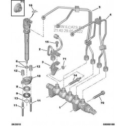 ΣΕΤ ΣΩΛΗΝΑΚΙΑ ΚΑΥΣΙΜΟΥ ΜΠΕΚ CITROEN PEGEUOT FORD 1.6 HDI TDCI