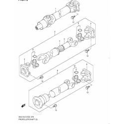  ΚΕΝΤΡΙΚΟΣ ΑΞΟΝΑΣ SUZUKI JIMNY '98- SN413/SN415 660MM ΠΙΣΩ 