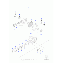 ΤΣΙΜΟΥΧΑ ΠΗΝΙΟΥ ΔΙΑΦΟΡΙΚΟΥ FORD RANGER MAZDA B2500  OEM 