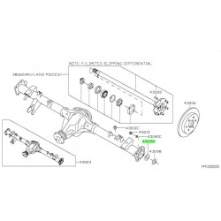 ΤΣΙΜΟΥΧΑ NISSAN NAVARA D40 ΗΜΙΑΞΟΝΙΟΥ ΕΣΩ ΠΙΣΩ 40-72-7