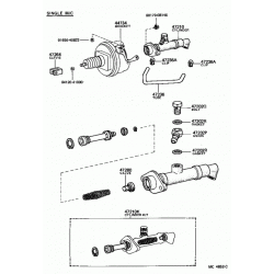 ΑΝΤΛΙΑ ΦΡΕΝΟΥ TOYOTA HIACE LH11,20,30,RH11,20,22,3#,42..BUS,TR,V FR DRUM BRAKE,TANDEM M/C ΜΕ ΤΑΜΠΟΥΡΑ ΕΜΠΡΟΣ