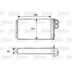 ΨΥΓΕΙΟ ΚΑΛΟΡΙΦΕΡ PEGEUOT 405 I II 406 1987-2004 250X158X42