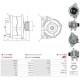 ΔΥΝΑΜΟΣ TOYOTA CARINA E COROLLA EE101 EE111 AVENSIS 12V 70AH