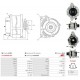 ΔΥΝΑΜΟΣ TOYOTA HILUX LN85/LN90/LN145 VW TARO HIACE 2L 12V 55AH ΜΕ ΑΝΤΛΙΑ ΠΙΣΩ