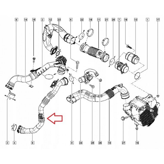 ΚΟΛΑΡΟ ΑΕΡΟΣ DACIA DOKKER DUSTER RENAULT CLIO IV 1.5 DCI 2012-