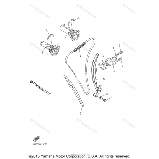 ΕΚΚΕΝΤΡΟΦΟΡΟΣ ΕΙΣΑΓΩΓΗΣ ΚΑΙ ΕΞΑΓΩΓΗΣ YAMAHA YZ450F 2005-2009 ΜΕΤΑΧΕΙΡΙΣΜΕΝΟ ΠΡΟΙΟΝ