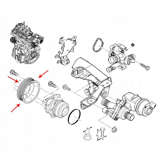 ΤΡΟΧΑΛΙΑ ΑΝΤΛΙΑΣ ΝΕΡΟΥ RENAULT OEM
